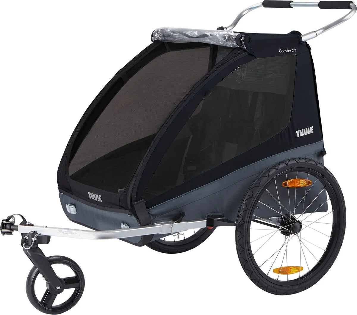 Thule Coaster XT Cykelvagn Med Promenadkit Svart
