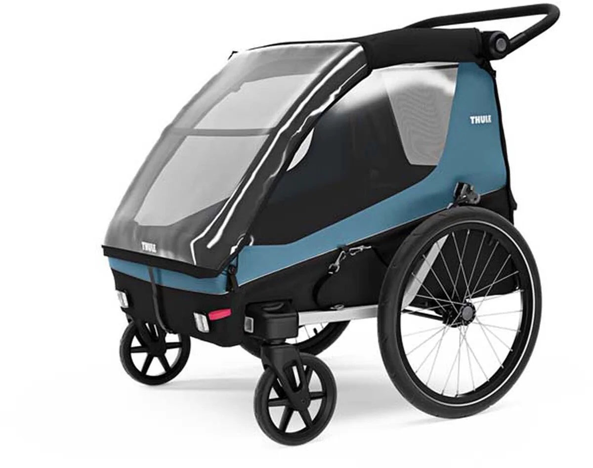 Thule Courier 2 Cykelvagn Aegean Blue