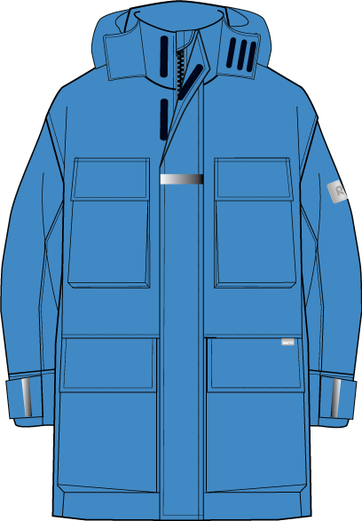 Reima Reimatec Vinterjacka Luja Cool blue