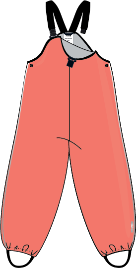 Reima Regnbyxor Misty Red