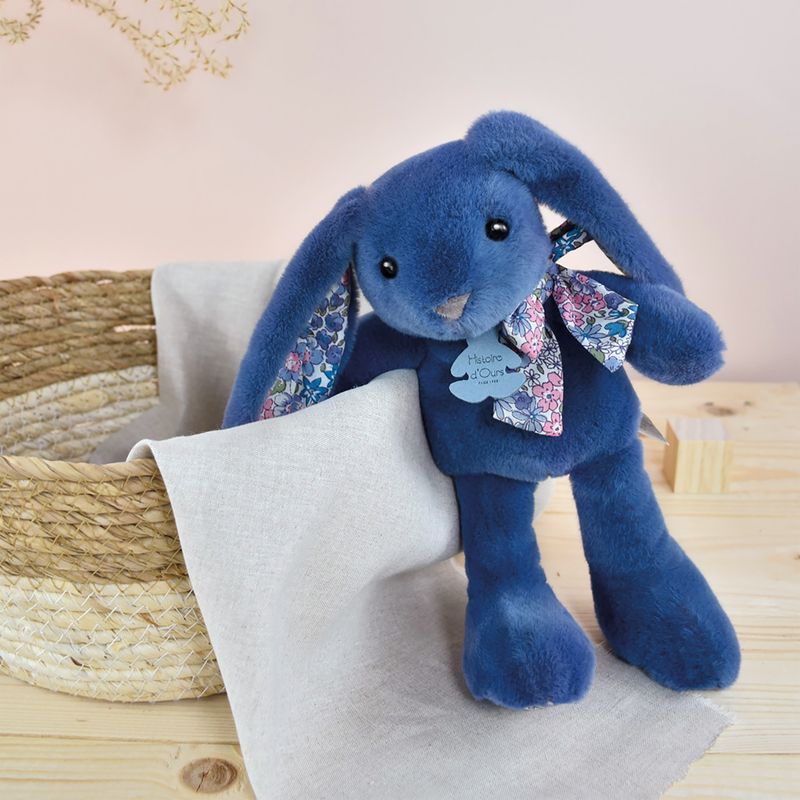 Doudou Et Compagnie Gosedjur Kanin Blue 25 cm