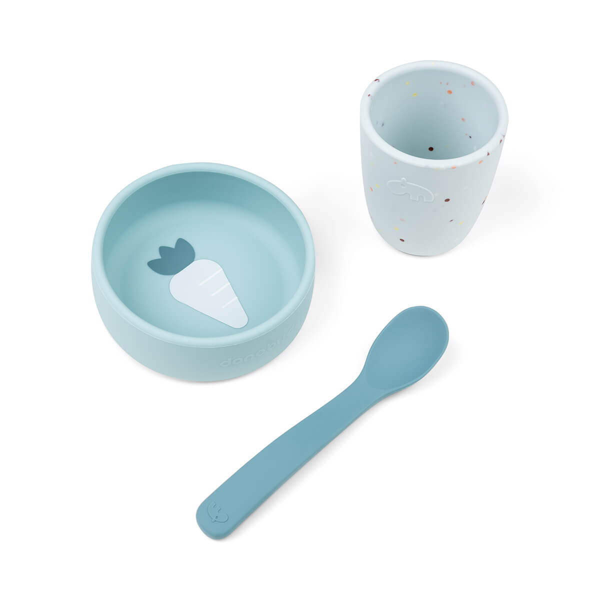 Done By Deer Silikon First Meal Set Blue