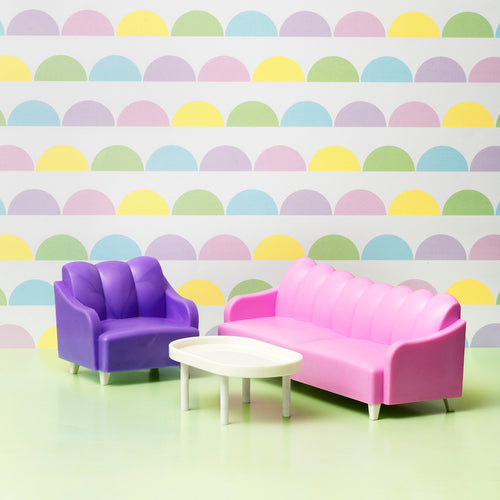 Lundby Vardagsrumsset Soffa + Fotölj