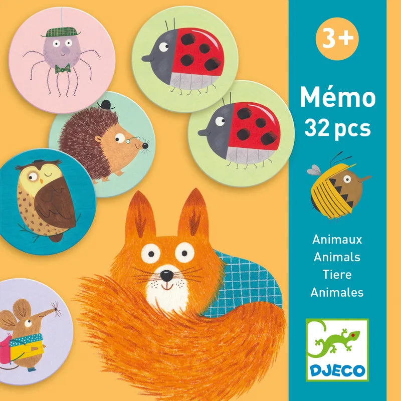 Djeco Memory Spel djur
