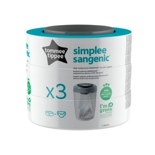 Tommee Tippee Sangenic Simplee Refill 3-pack