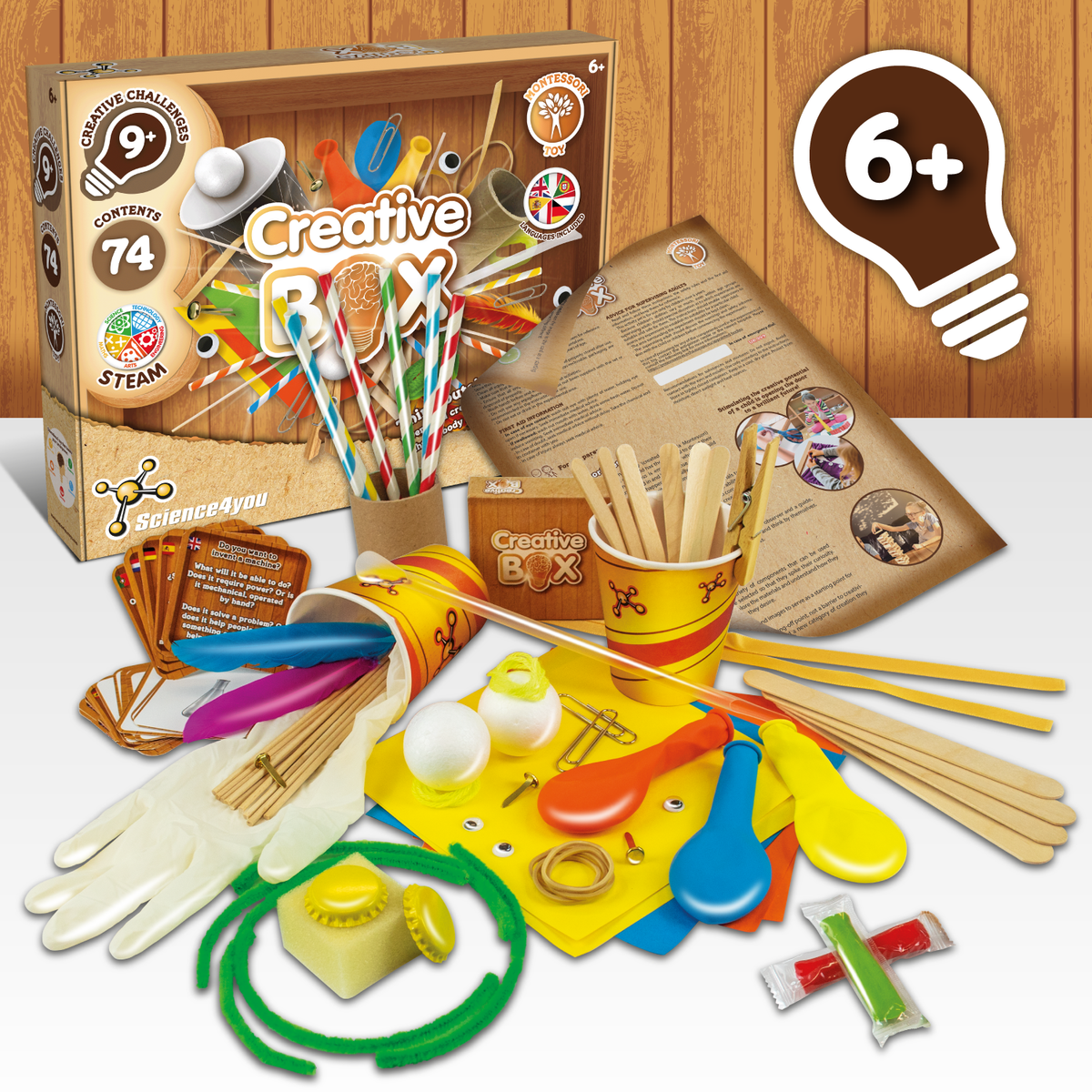 Science4you-Creative Box Montessori Experimentkit