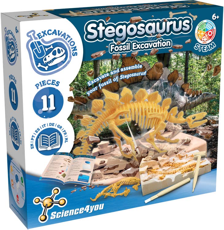 Science4you - Stegosaurus fossil utgrävning Experiment