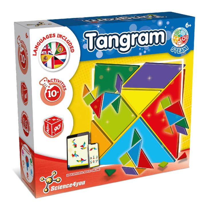 Science4you- Tangram Geometri Pedagogiskt Pyssel