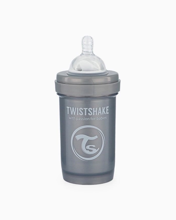 Twistshake Anti-Kolik Nappflaska 180ml Pearl Grey