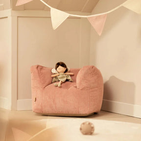 Jollein Soffa Barnfåtölj Beanbag Corduroy Wild Rose