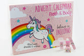 Unicorn Adventskalender 24 Överraskningar Badbomber & Kroppsvård