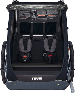 Thule Coaster XT Cykelvagn Med Promenadkit Svart