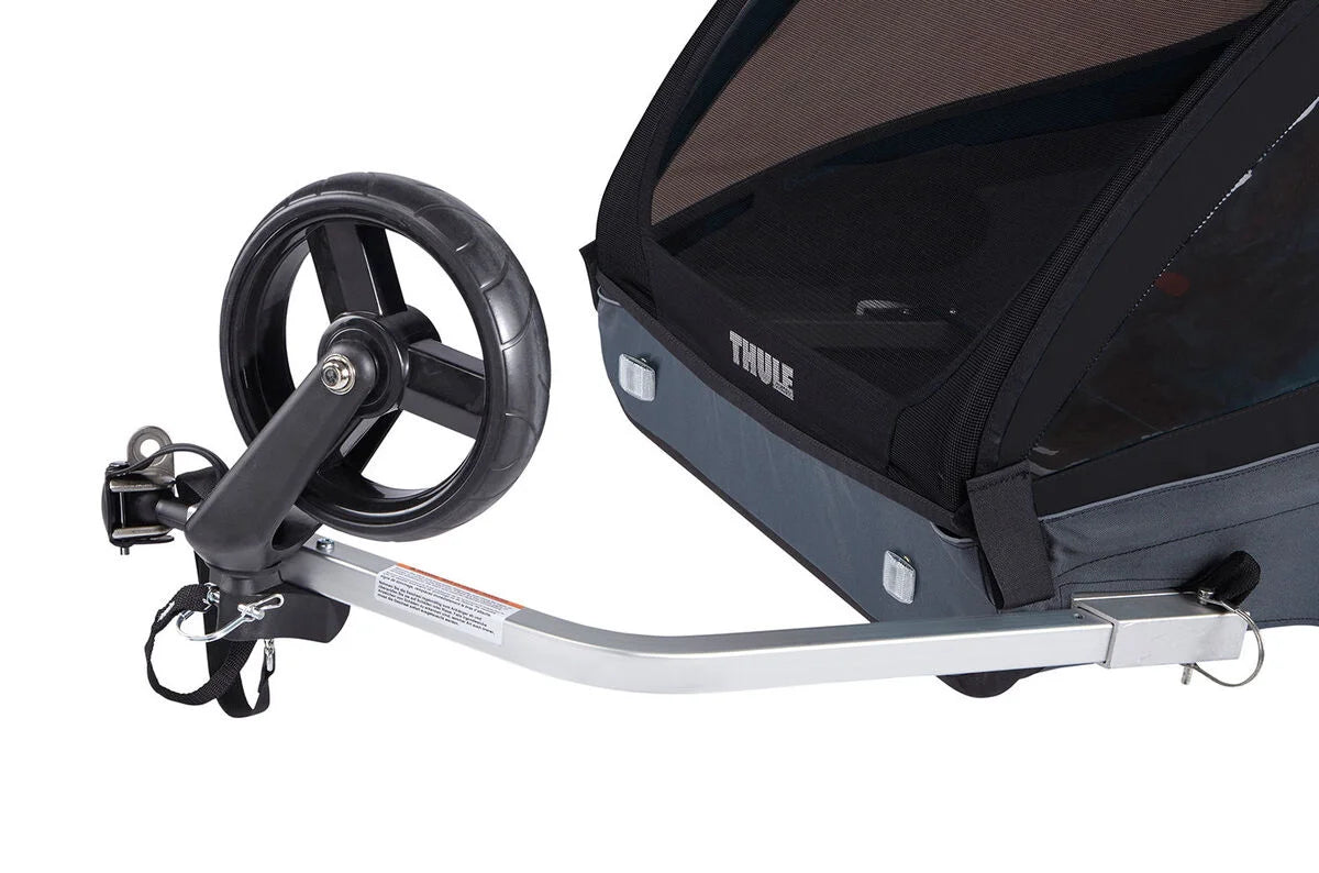 Thule Coaster XT Cykelvagn Med Promenadkit Svart