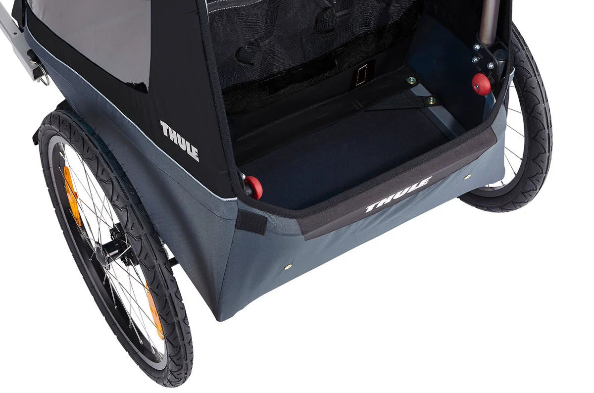 Thule Coaster XT Cykelvagn Med Promenadkit Svart