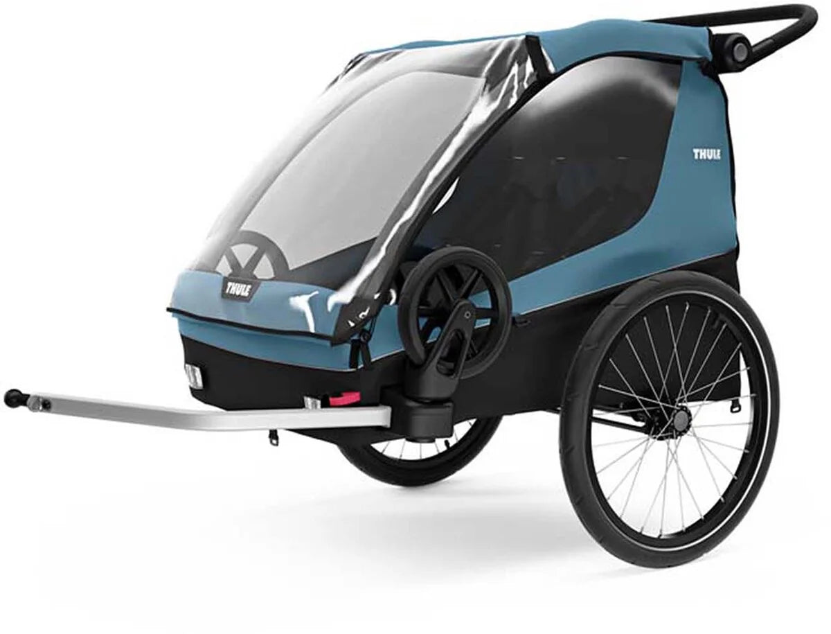 Thule Courier 2 Cykelvagn Aegean Blue