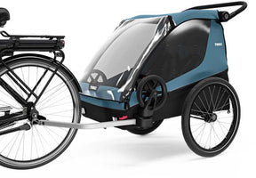 Thule Courier 2 Cykelvagn Aegean Blue