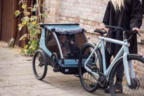 Thule Courier 2 Cykelvagn Aegean Blue