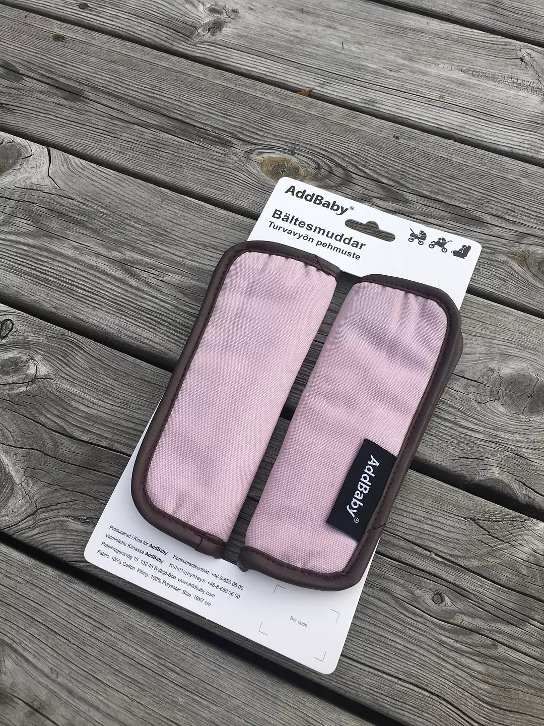 Addbaby Bältesmuddar Pink  Melange