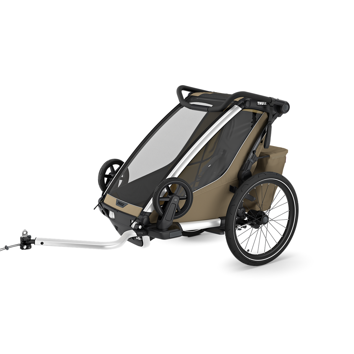 Thule Chariot Cross 2 Multisportcykelvagn Single Faded Khaki