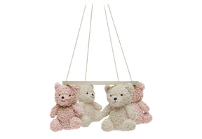 Jollein Sängmobil Teddy Bear Wild Rose/Naturel