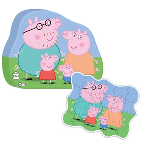 Peppa Pig Deco Pussel Familj