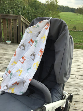 Addbaby Barnvagnsdraperi Owl