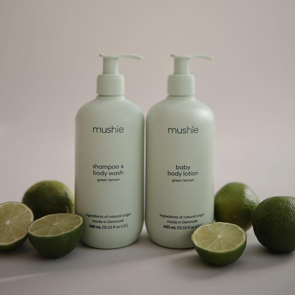 Mushie Shampoo & Body Wash Green Lemon Cosmos 400 ml