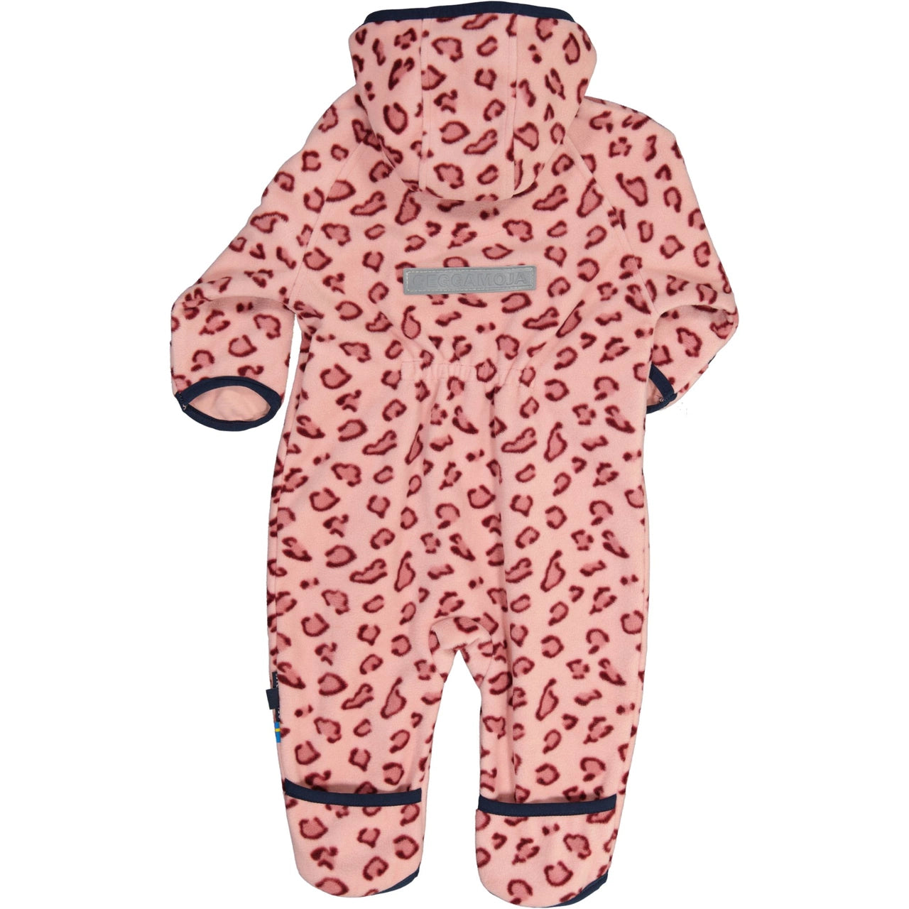 Geggamoja Vindfleece Overall Pink Leo