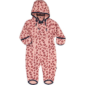 Geggamoja Vindfleece Overall Pink Leo