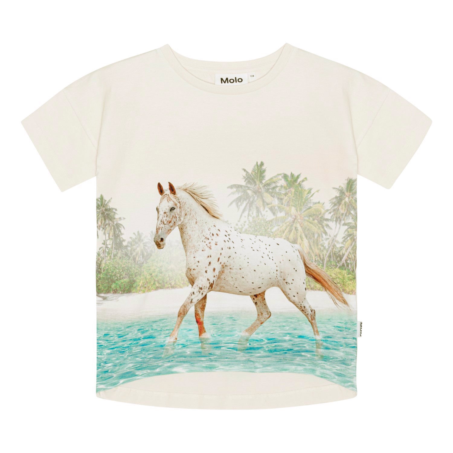 Molo T-shirt Raeesa Horse on Beach