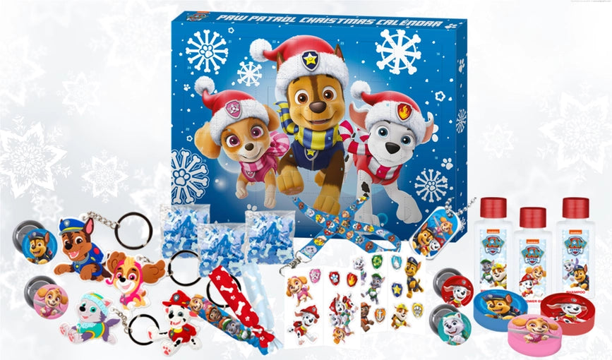 Paw Patrol Adventskalender 24 Överraskningar