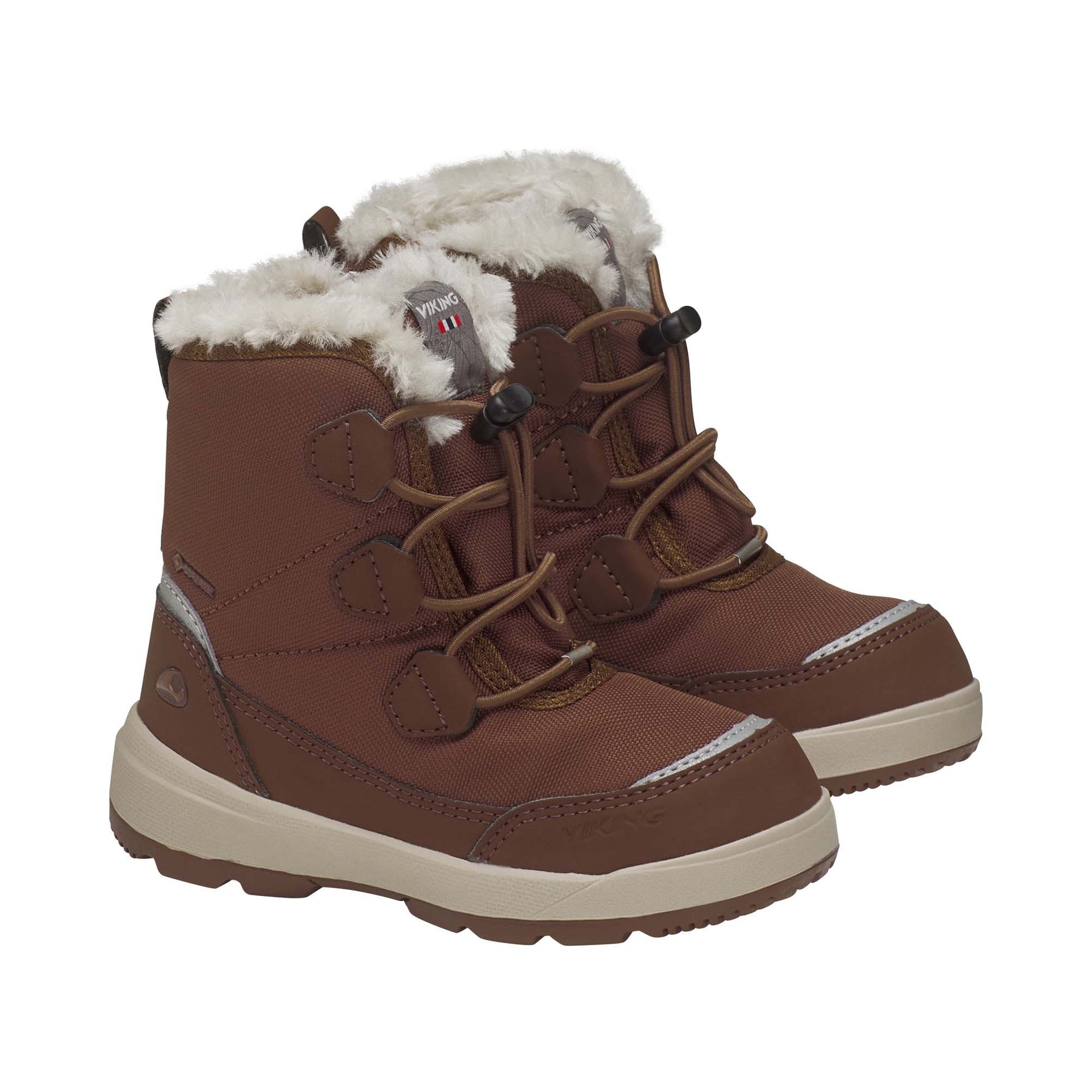 Viking Montebello Kängor Warm GTX Zip Redbrown