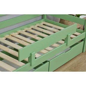 Hoppekids ECO Comfort Comfort Junior Bed 70x160 cm Pale Green