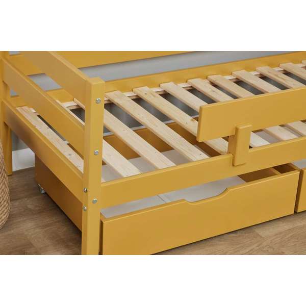 Hoppekids ECO Comfort Junior Bed 70x160 cm Autumn Yellow