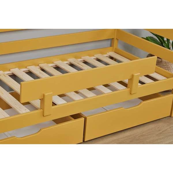 Hoppekids ECO Comfort Junior Bed 70x160 cm Autumn Yellow