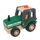 Magni Träleksak Traktor med Gummihjul