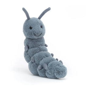 Jellycat Gosedjur Wriggidig Larv Blå