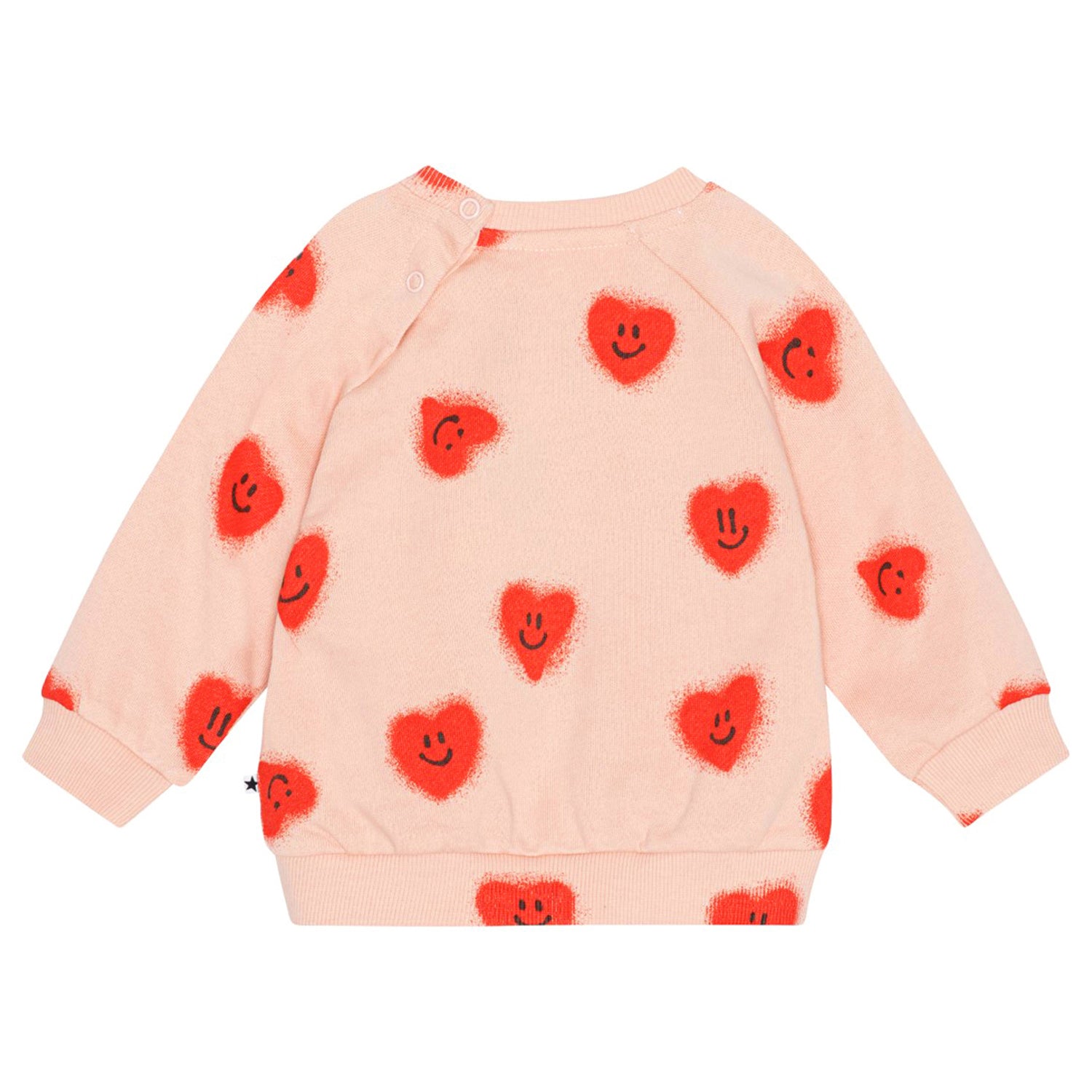 Molo Sweatshirt Disc Red Hearts