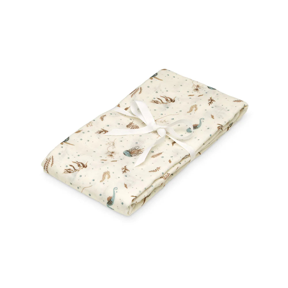 Cam Cam Copenhagen Swaddle  GOTS  Sea Garden