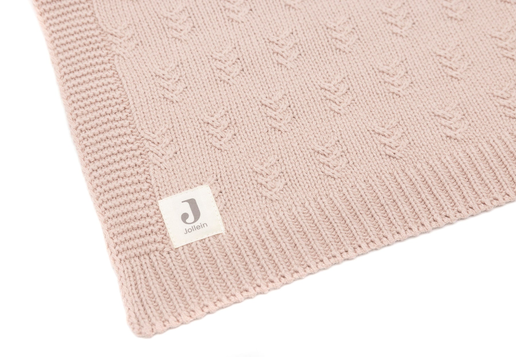 Jollein Filt 75x100cm Grain knit Wild Rose