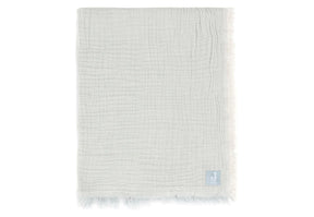 Jollein Muslinfilt Fringe 75x100 cm Stripe Sea Green GOTS
