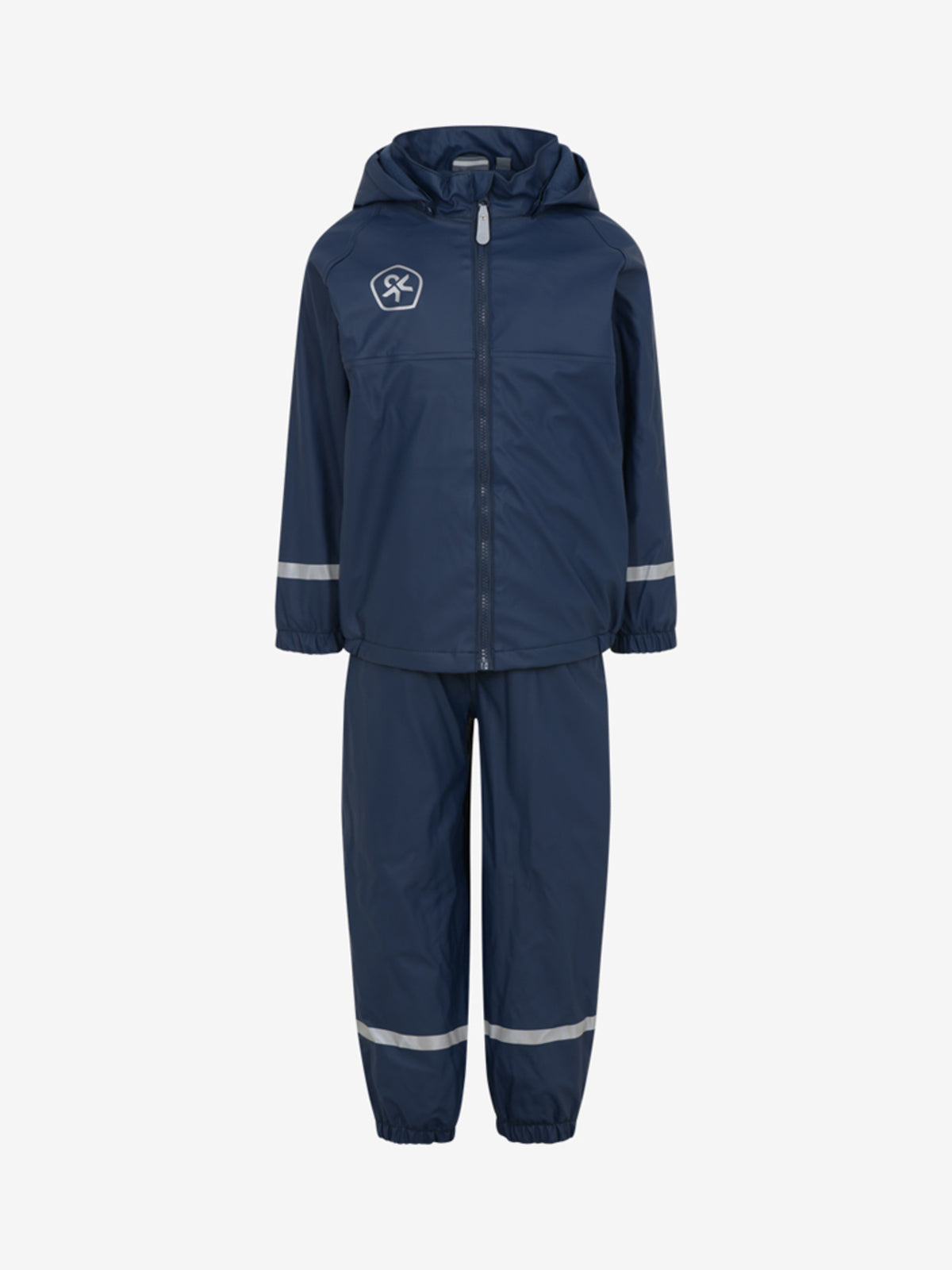 Color Kids Regnställ Fleecefodrad  PU Dress Blues