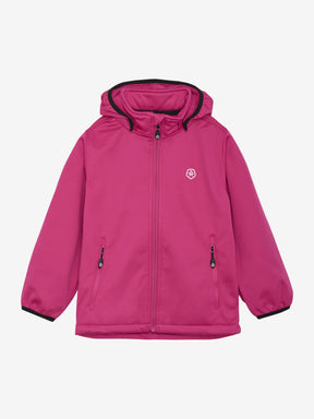 Color Kids Softshelljacka Med Fleece Festival Fuchsia