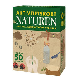 Nicotext Aktivitetskort Naturen - 50 Roliga Saker Utomhus