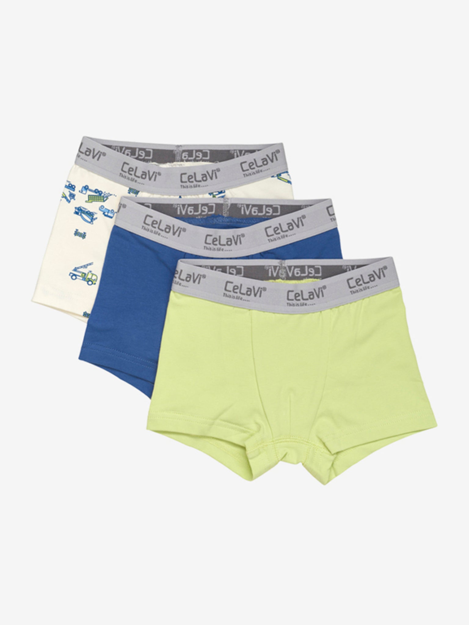 CeLaVi Kalsonger Boxers 3-pack Daiquiri Green