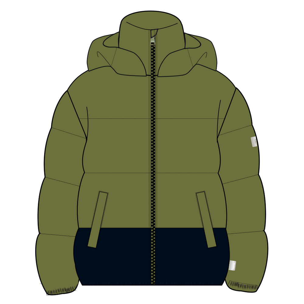 Reima Vinterjacka Teisko Khaki green