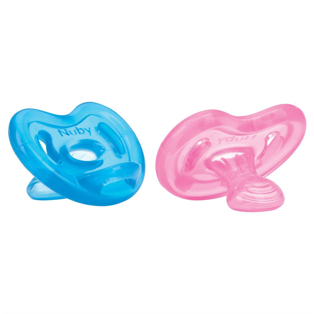 Nuby Soother Napp Silikon Classic Orthodontic 2-pack 6-36m