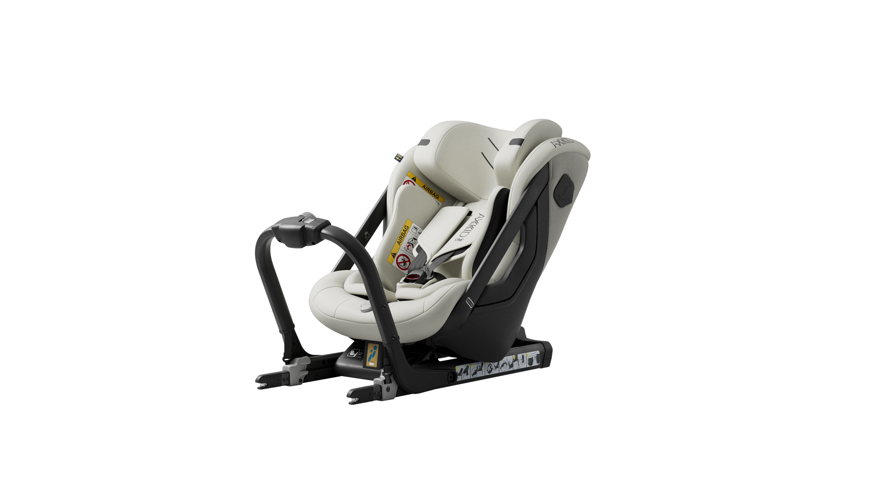 Axkid One+ 3  Bilbarnstol Beachgrass Beige