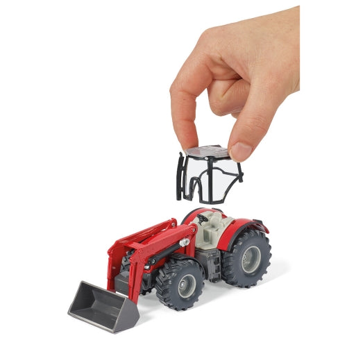 Siku Traktor Massey f. Frontl 1:50