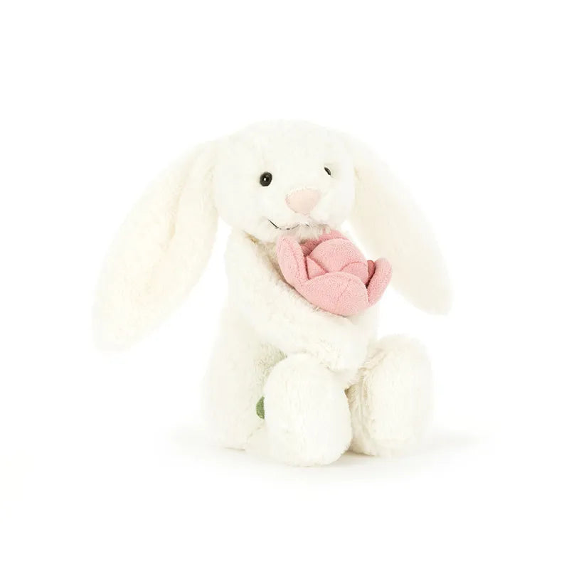 Jellycat Bashful Bashful Bunny With Peony Liten